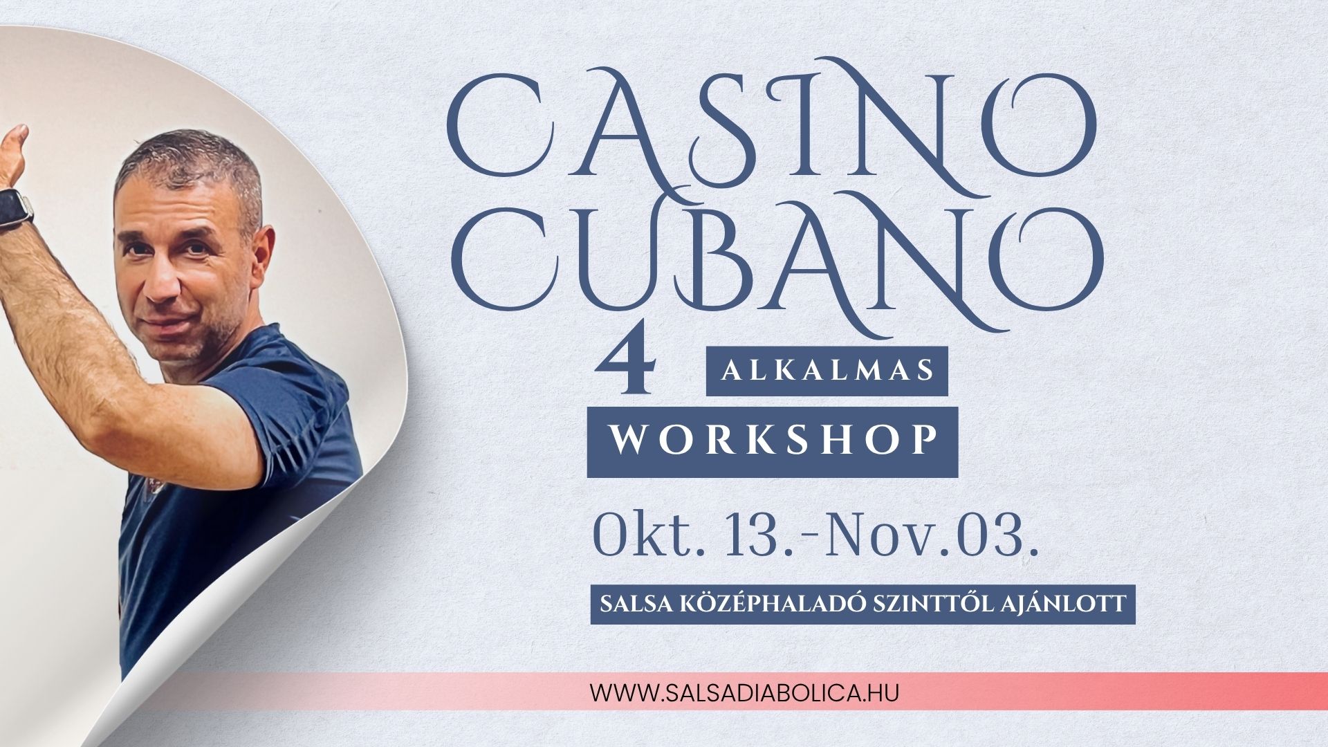 Casino Cubano 4 alkalmas workshop (3.menet)!