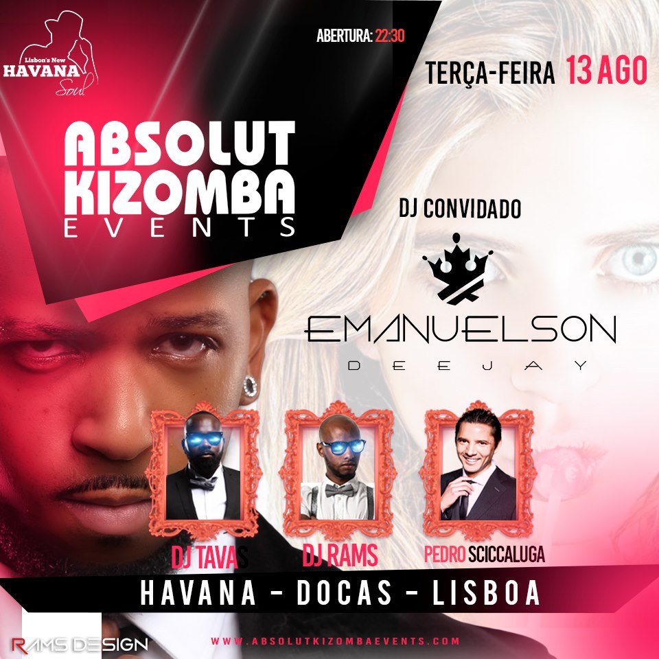 Terças Absolut Kizomba at Havana - DJ Emanuelson Special Guest