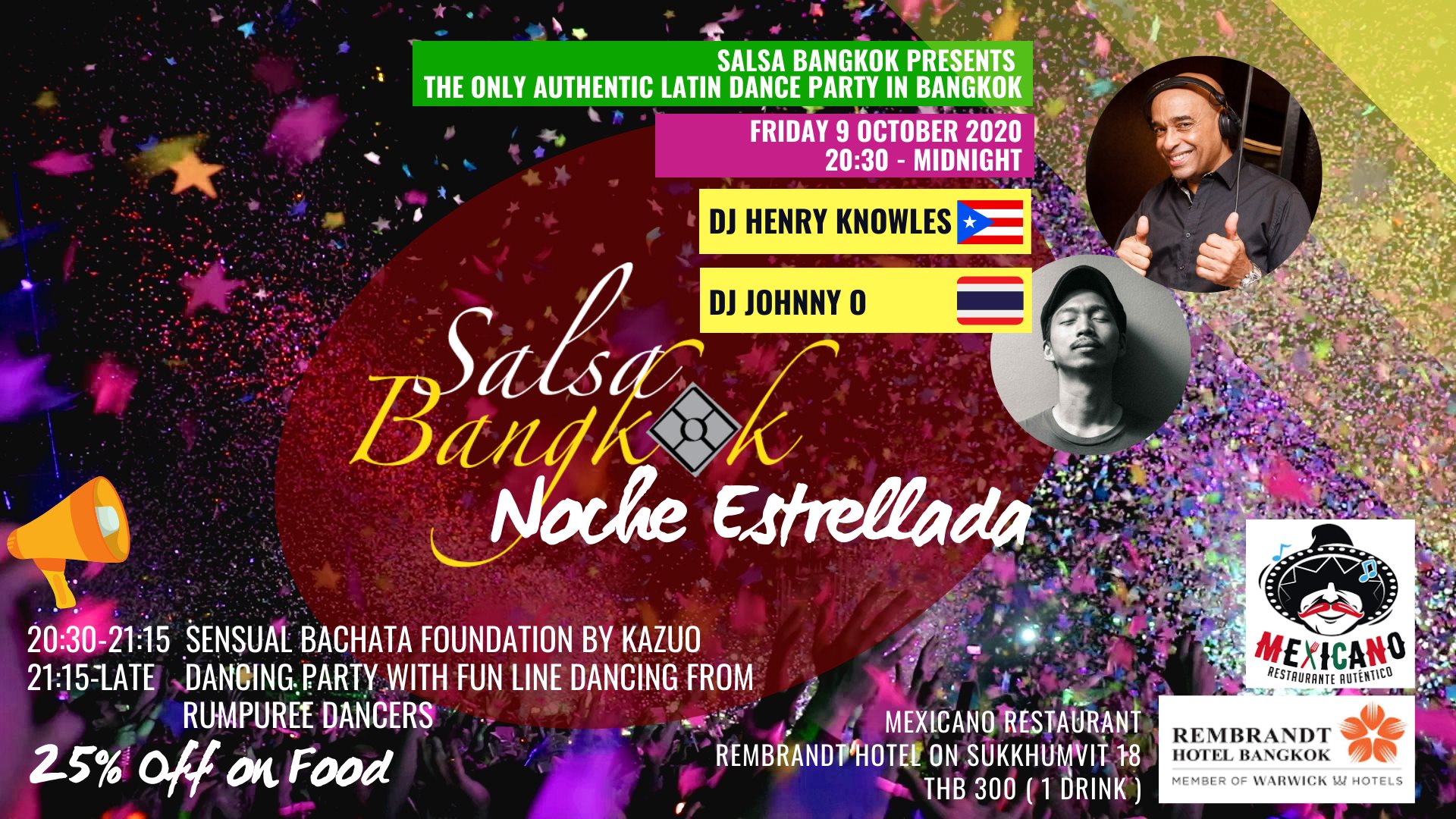 Salsa Bangkok Party - Noche Estrellada