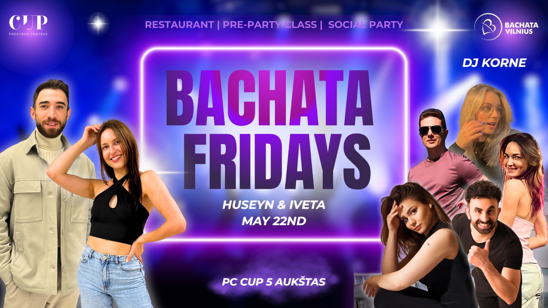 BACHATA FRIDAYS with Huseyn & Iveta💜 PC CUP💜