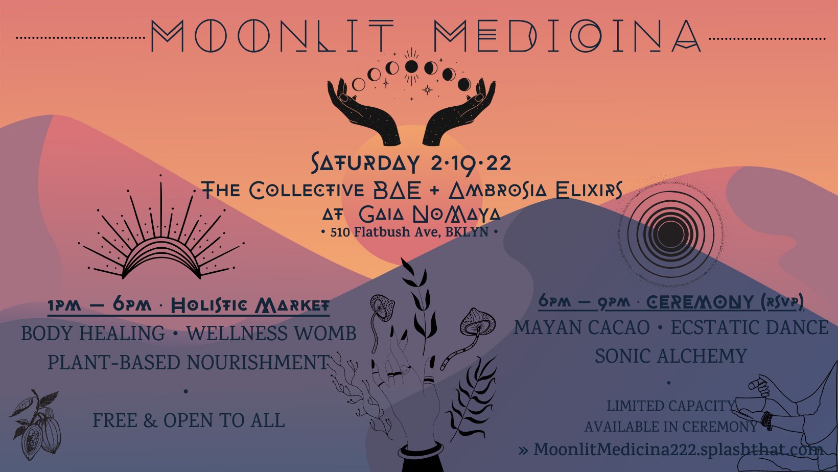 Moonlit Medicina ◦❍◦ Saturday 2.19.22