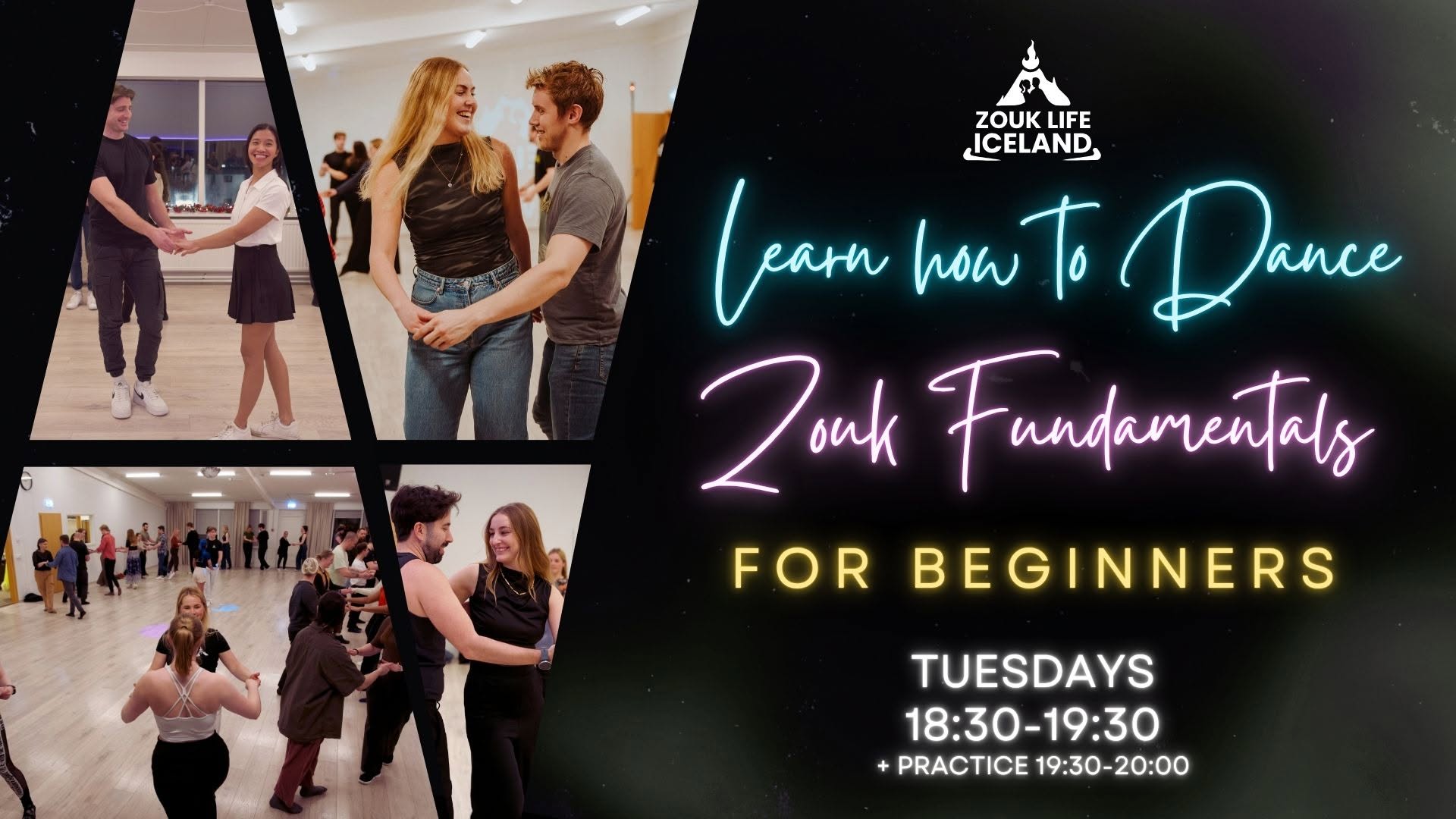 Learn how to Dance - Zouk Fundamentals for Beginners - Aug and Sept 2026