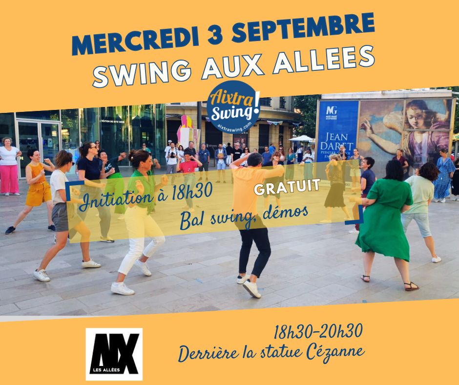 Swing aux Allées le 3 septembre