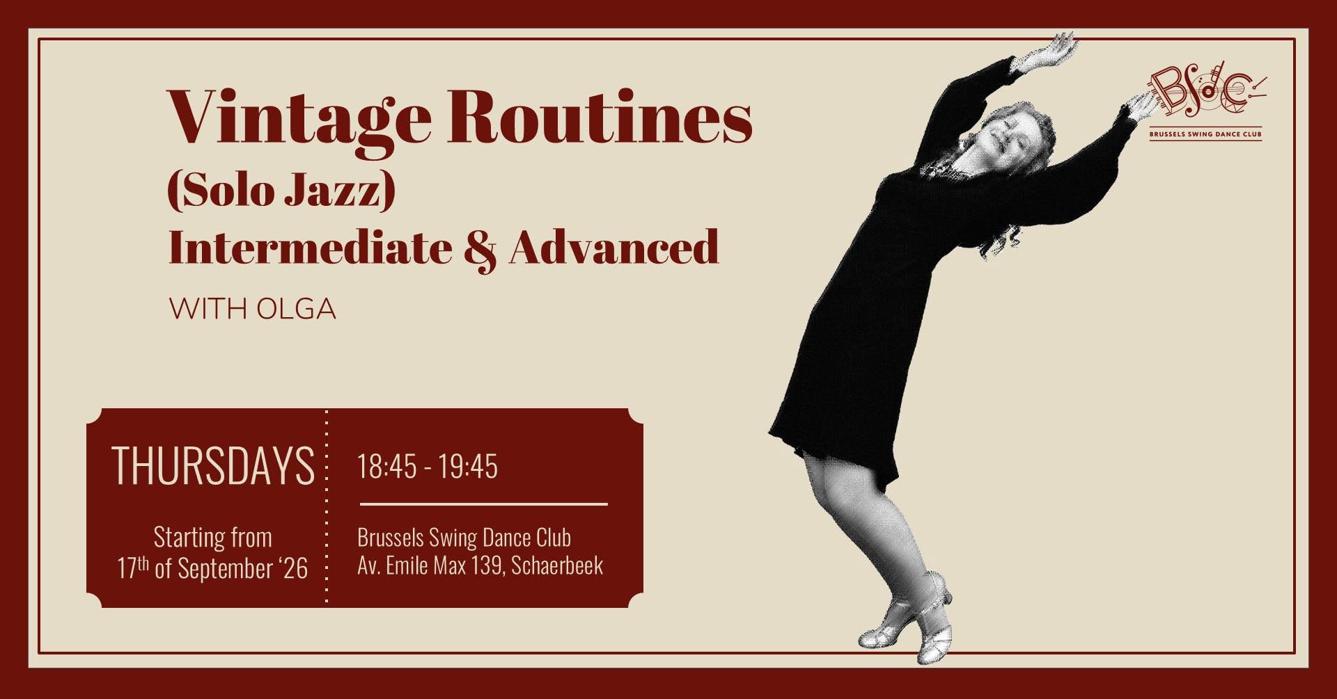 Vintage (Solo) Routines for Advanced with Olga: September-December 2026