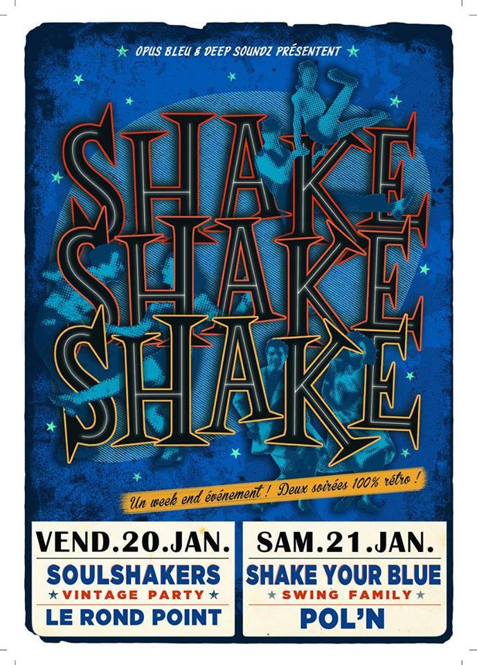 SHAKE SHAKE SHAKE week-end 100% rétro, danse & musique