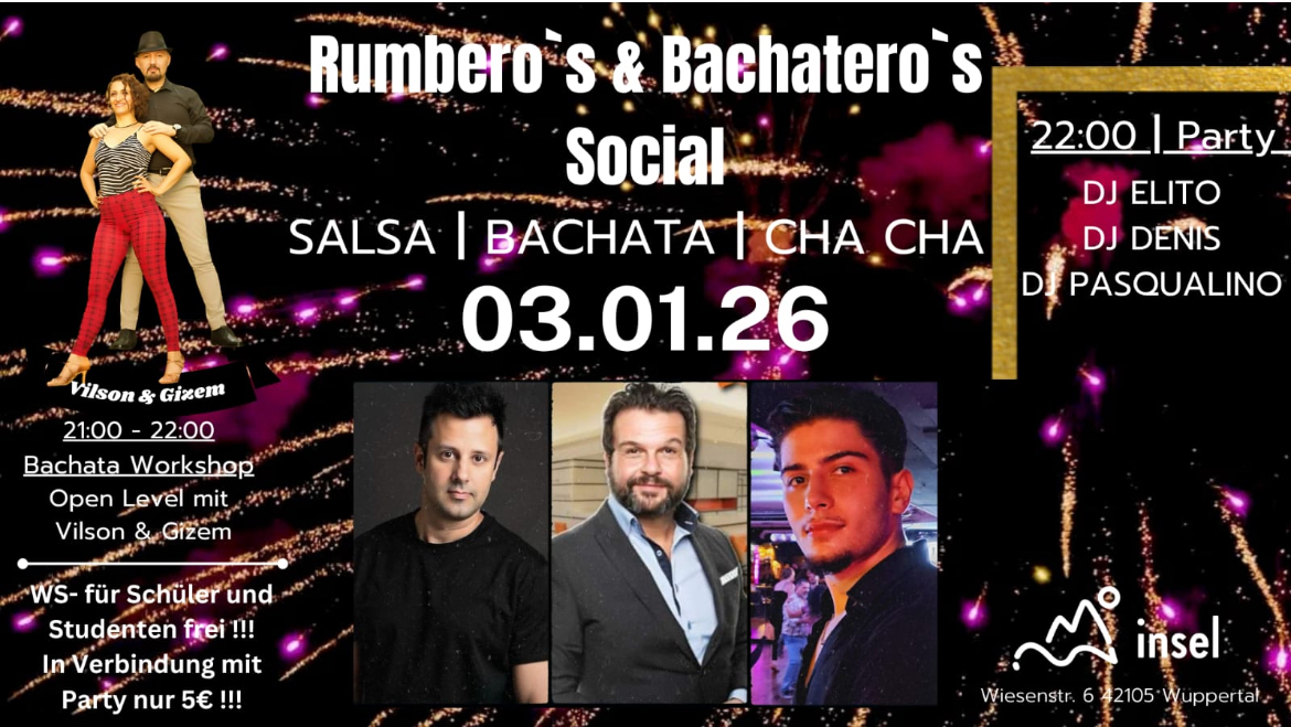 Rumbero's & Bachatero's Social im Januar