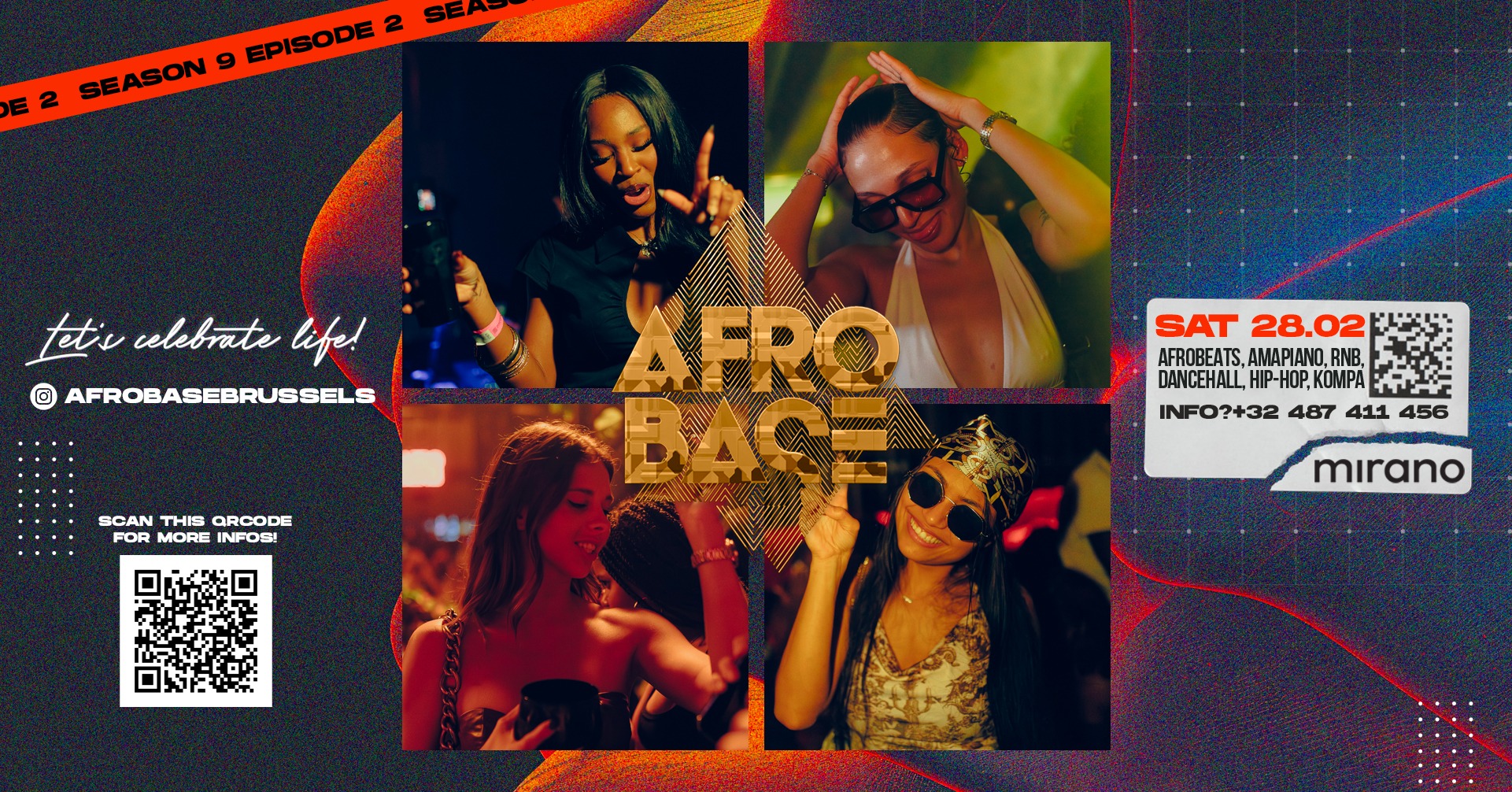 Afrobase • SAT 28.02 • MIRANO Brussels!