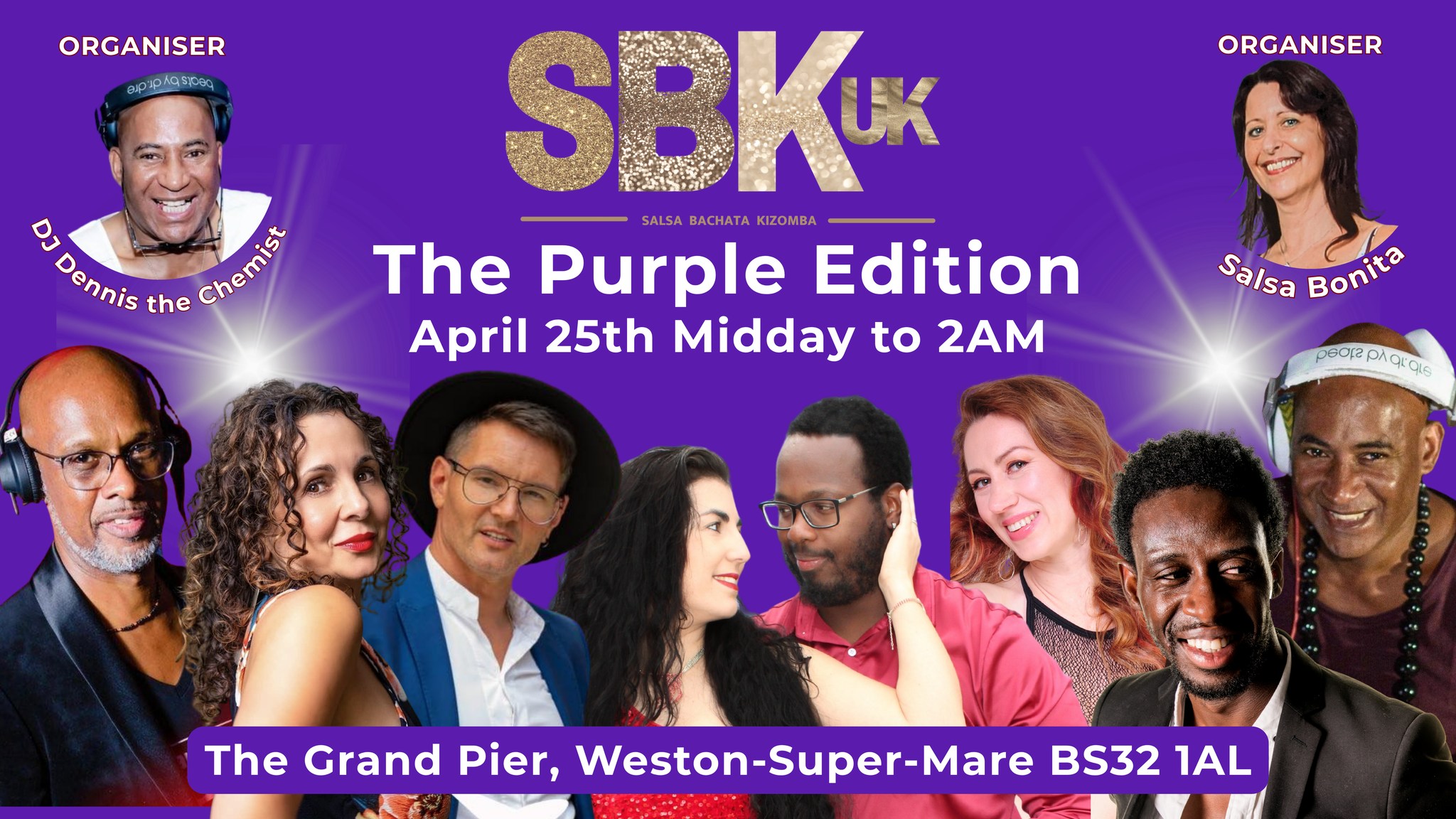 SBK-UK on the Grand Pier - the Purple Edition
