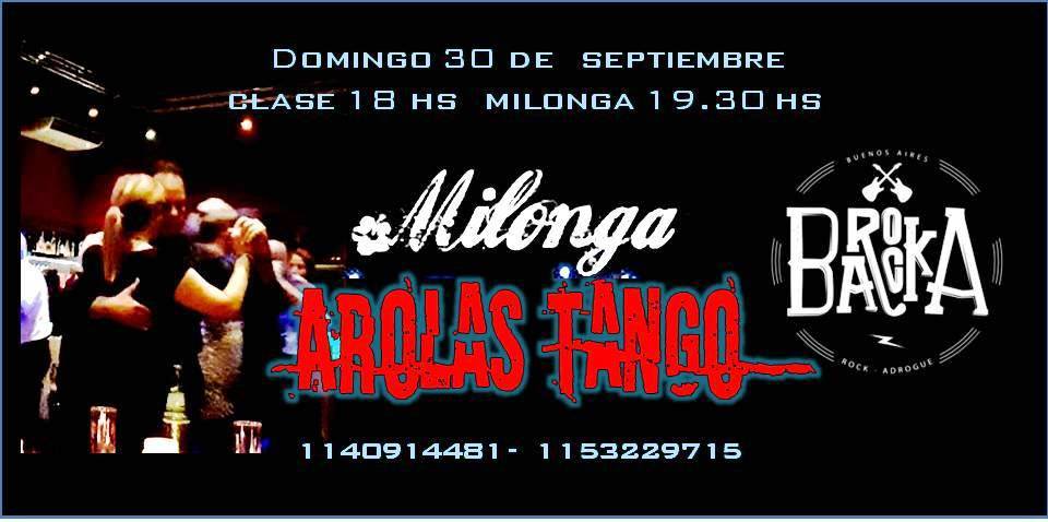 Domingo de milonga Arolas Tango en Barocka Adrogué