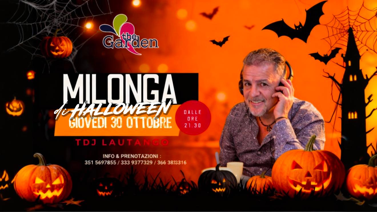 Giovedi 30 Ottobre Milonga di Halloween
