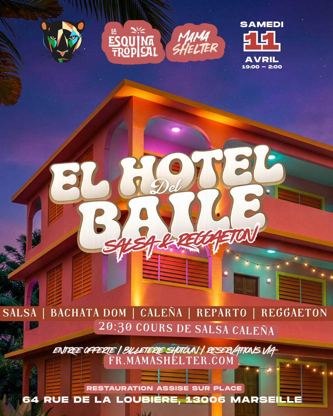 SOIRÉE MAMA SHELTER EL HOTEL DEL BAILE