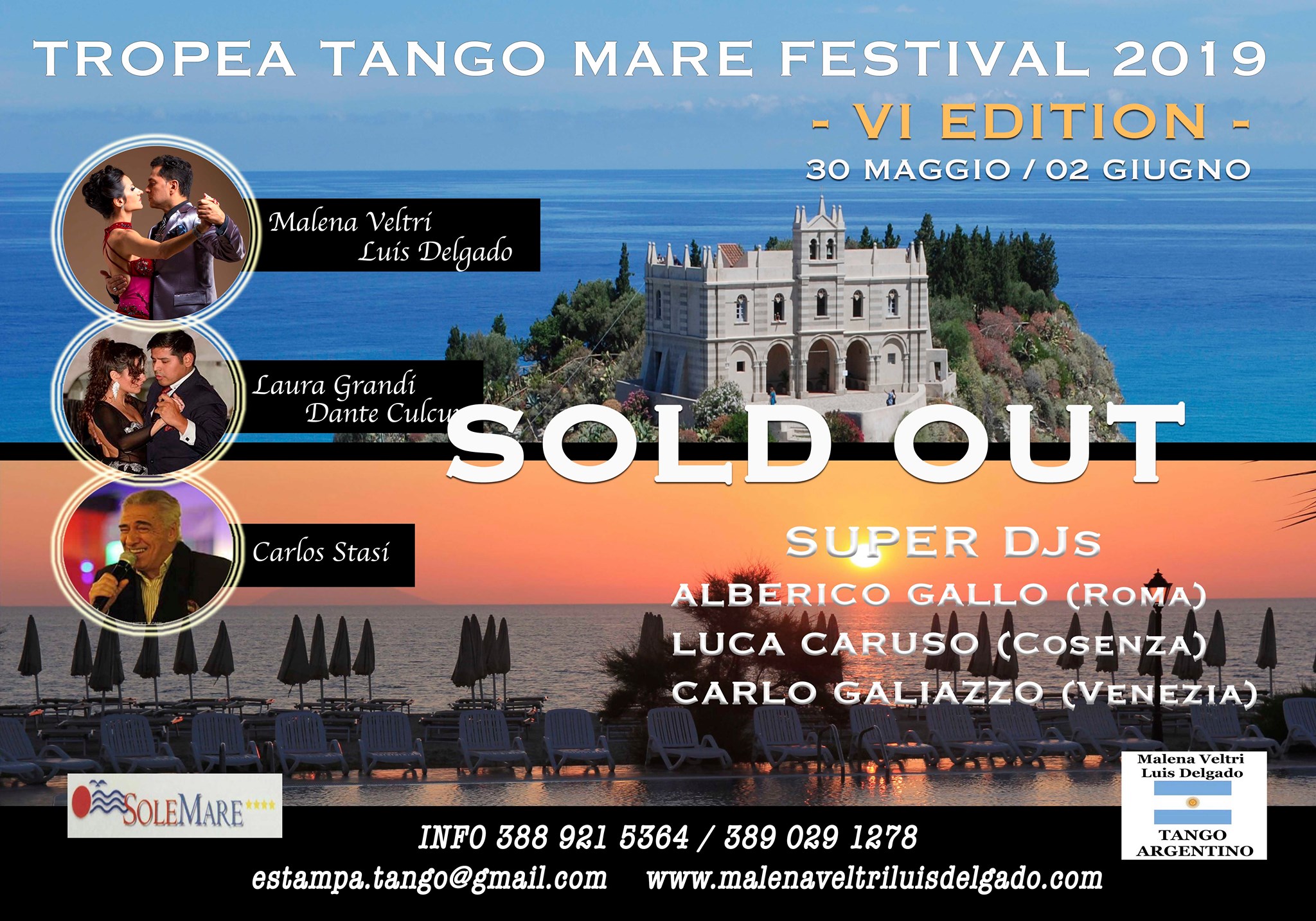 Tropea TANGO MARE Festival 2019 - VI Edition