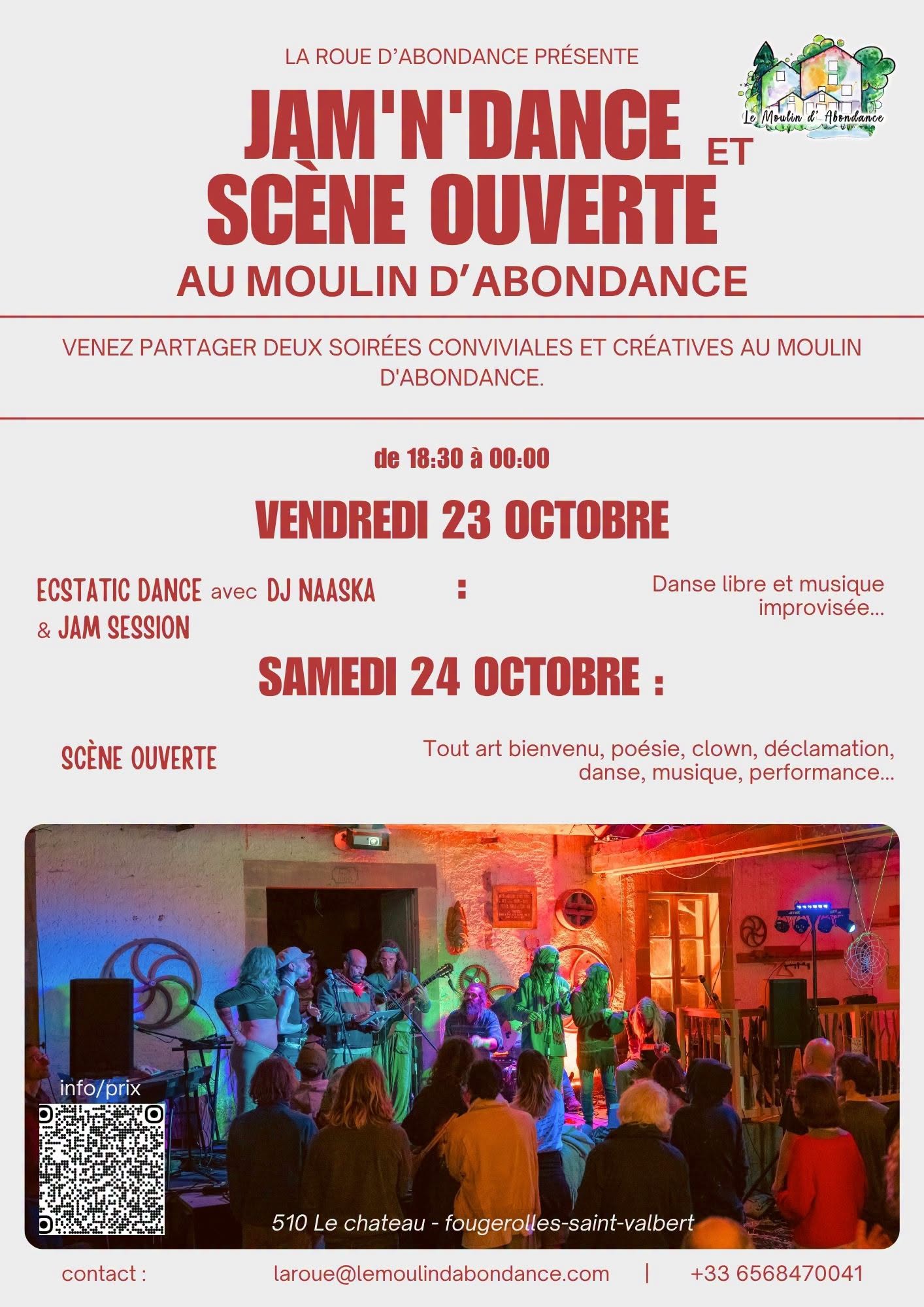 Scène ouverte et Jam'n'Dance