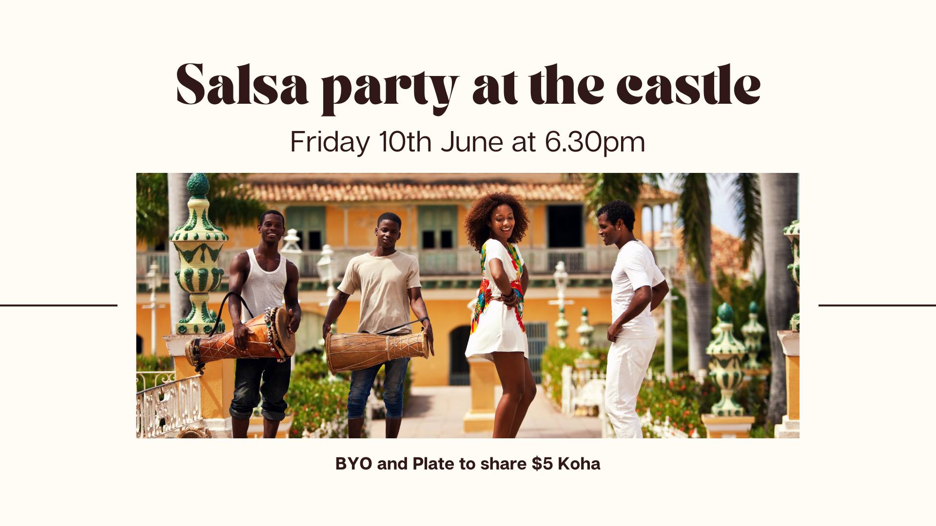 Salsa party at the castle