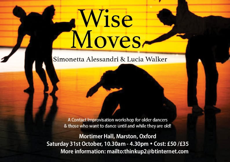 Wise Moves with Simonetta Alessandri & Lucia Walker-Contact Improvisation Workshop for older dancers