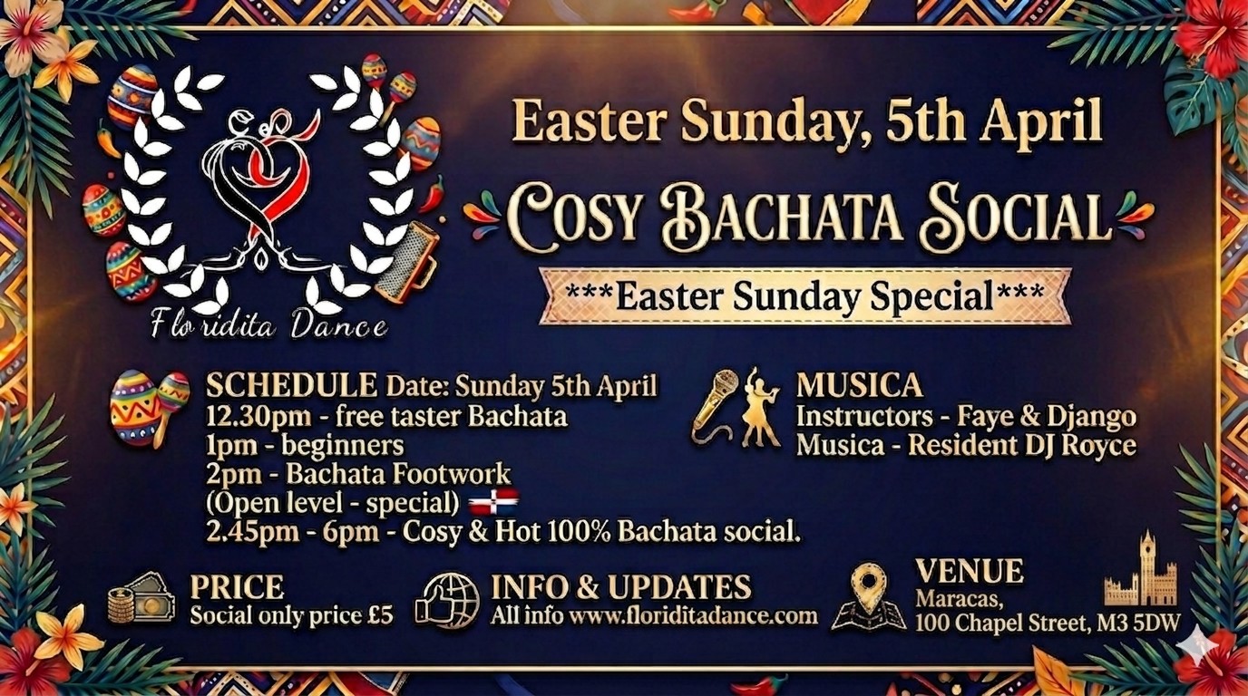 💥Cosy Bachata Social💥 Easter Sunday Special💥