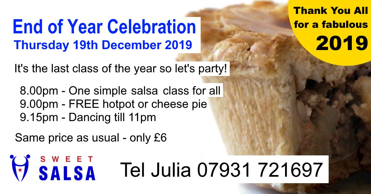 End of Year Hotpot Salsa Class and Party