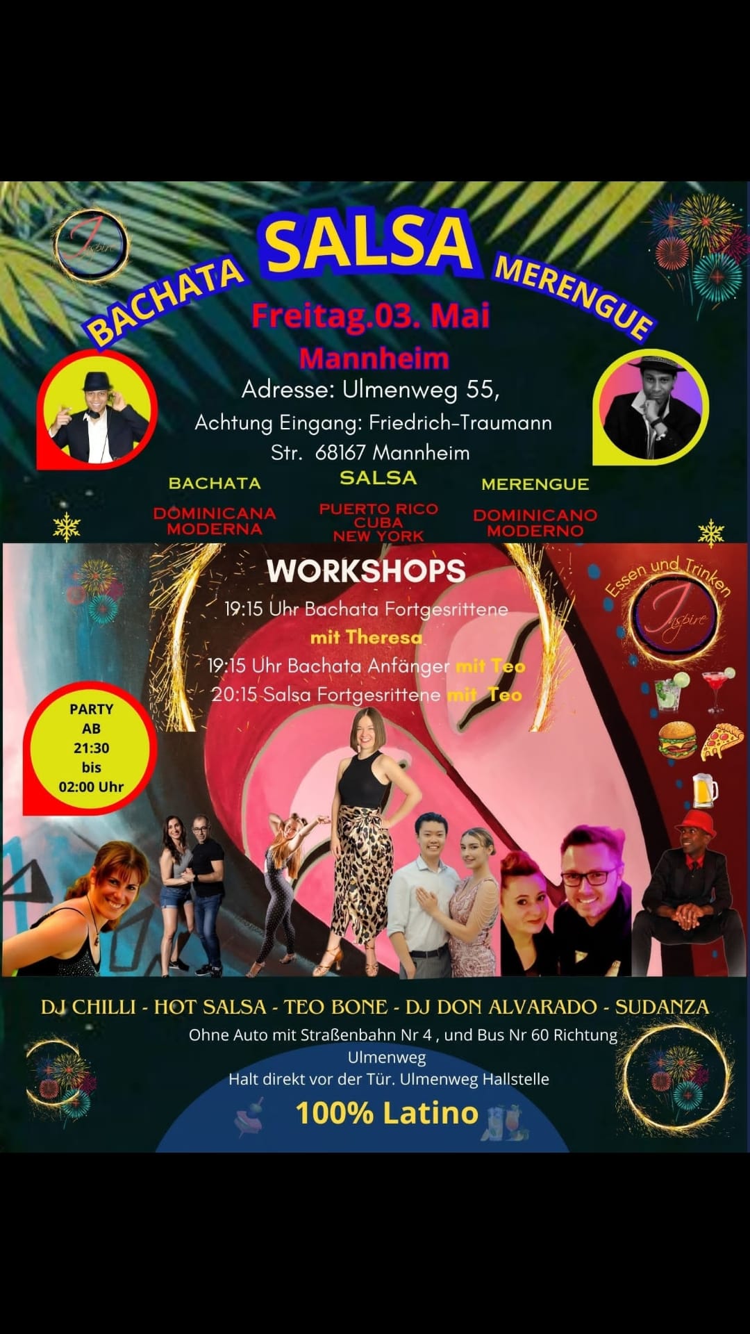 SALSA BACHATA MERENGUE PARTY MANNHEIM