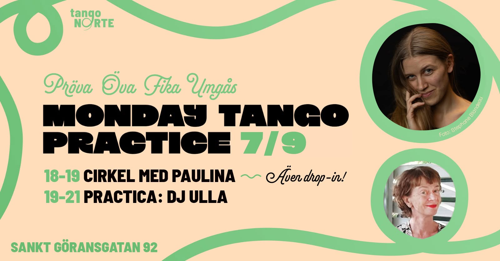 MONDAY TANGO PRACTICE - CIRKEL MED PAULINA