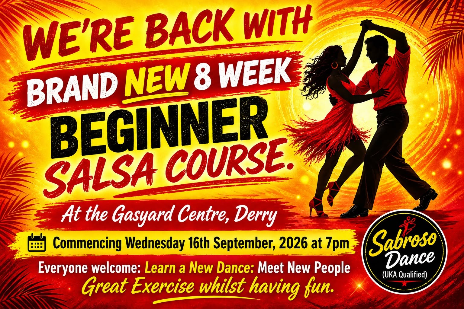 NEW 8 WEEK BEGINNER SALSA COURSE