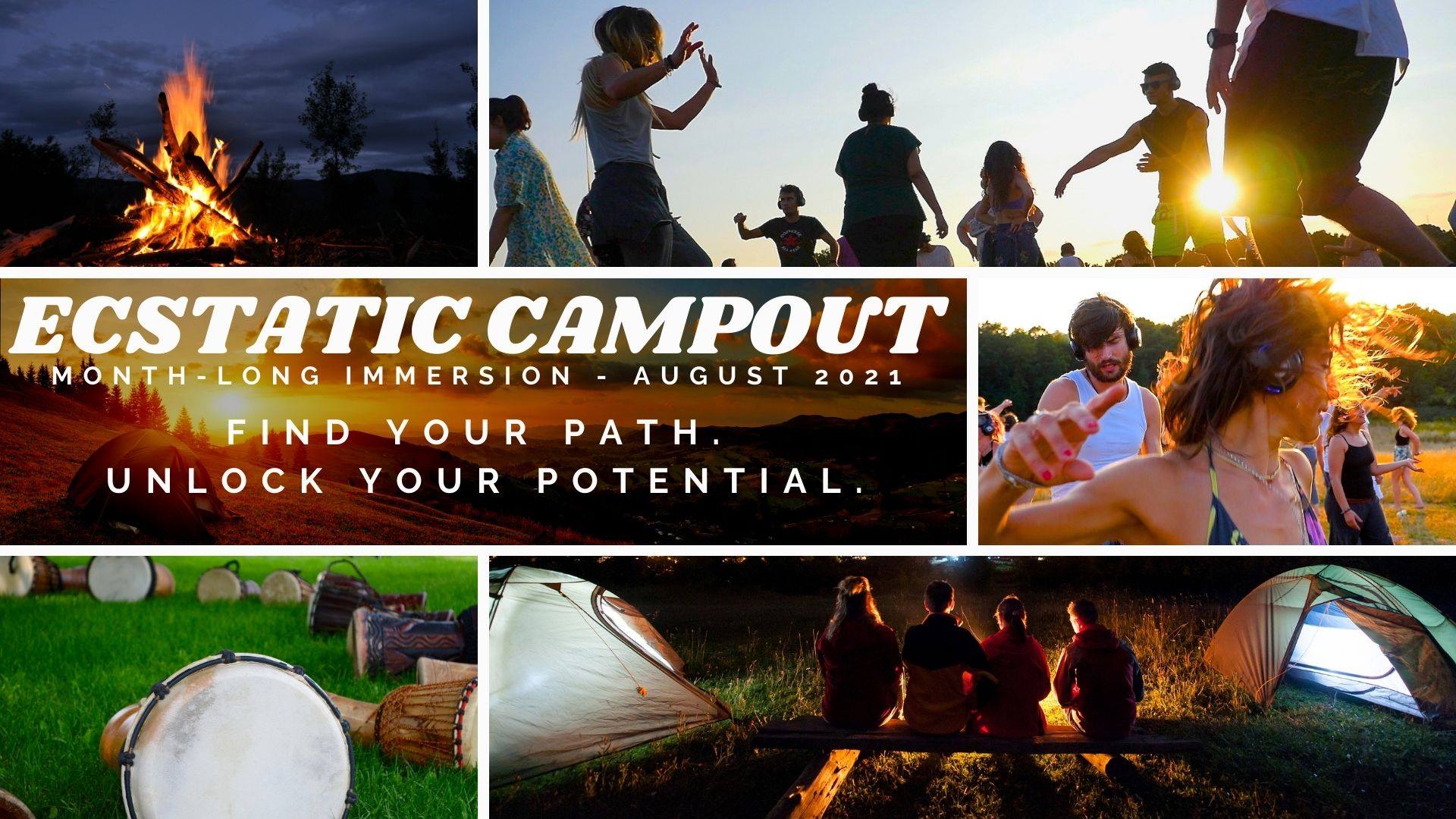 ECSTATIC CAMPOUT - Ecstatic Dance, Nature, Yoga & Holistic Wellbeing Camps
