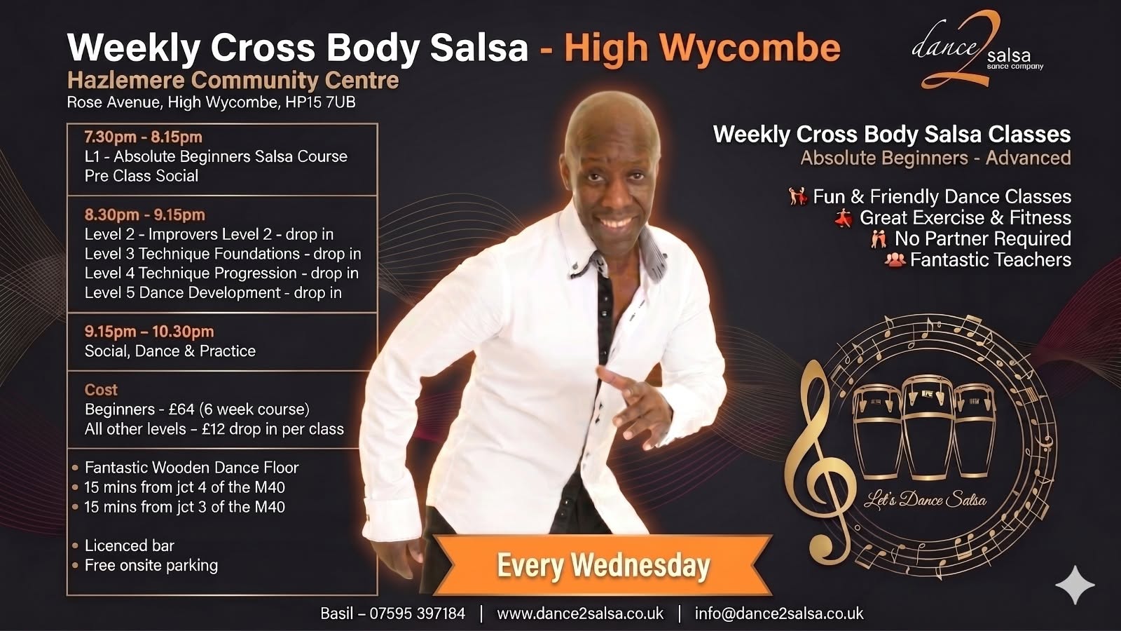Salsa Classes In High Wycombe - Every Wednesday