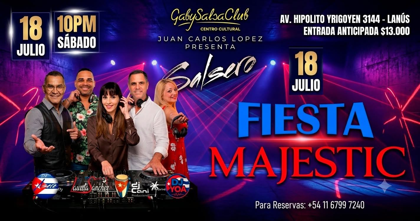 18 de Julio Fiesta Majestic LANUS