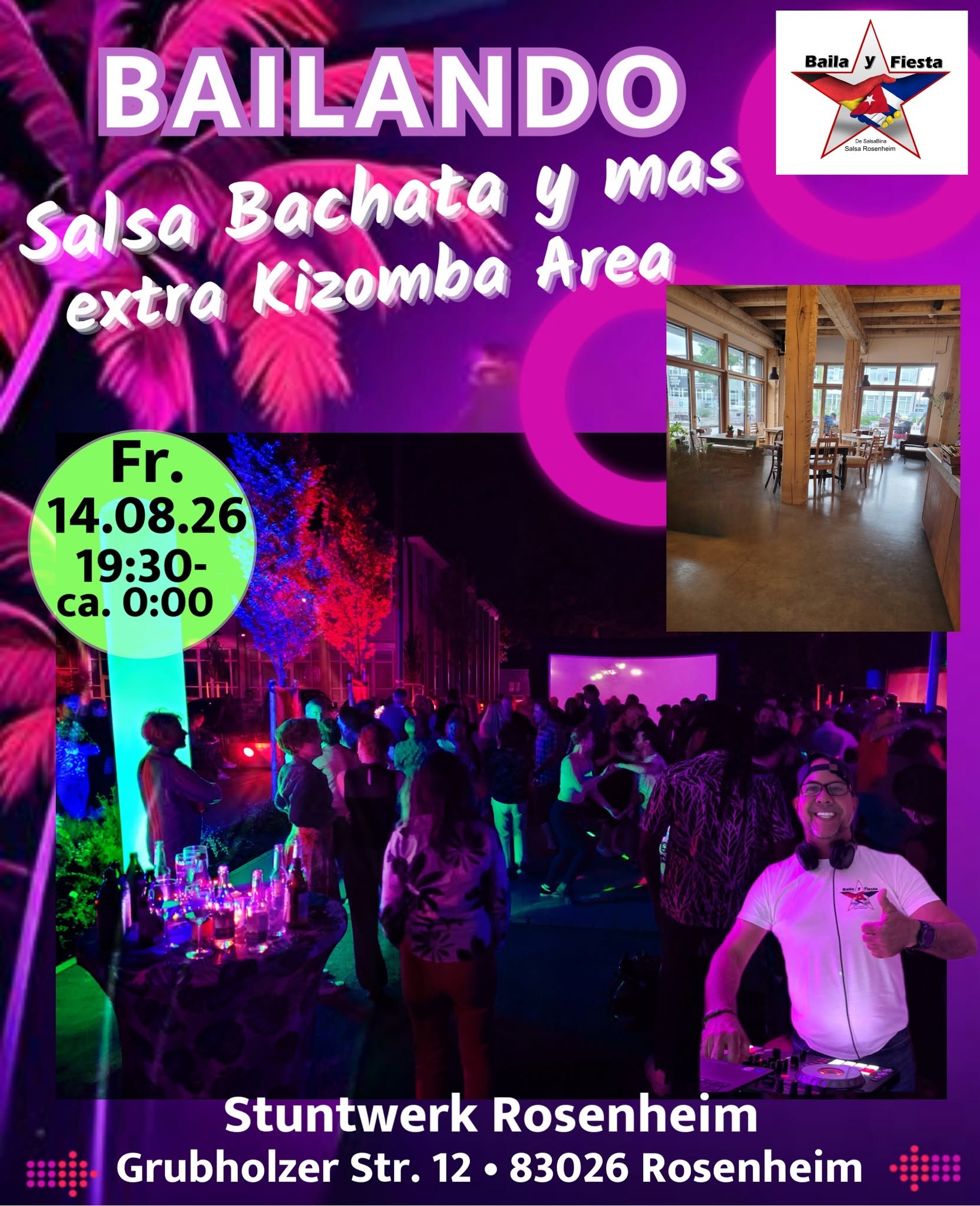 Bailando Salsa Bachata y mas