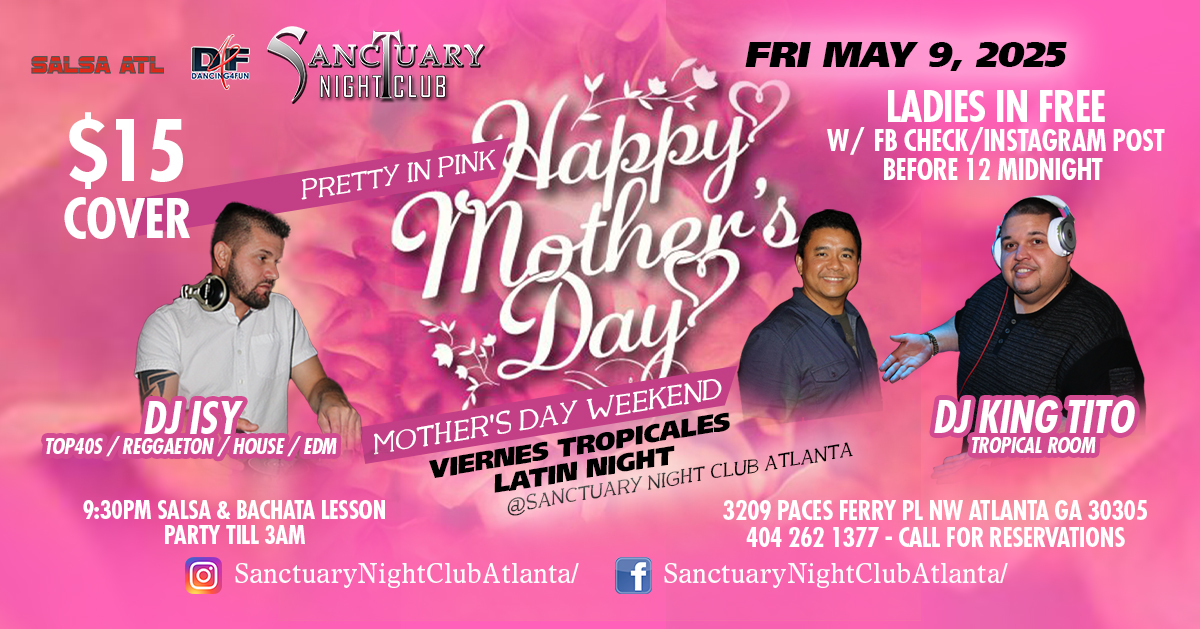Pretty in Pink Ladies Night Out Viernes Tropicales - Bonus Top40s room