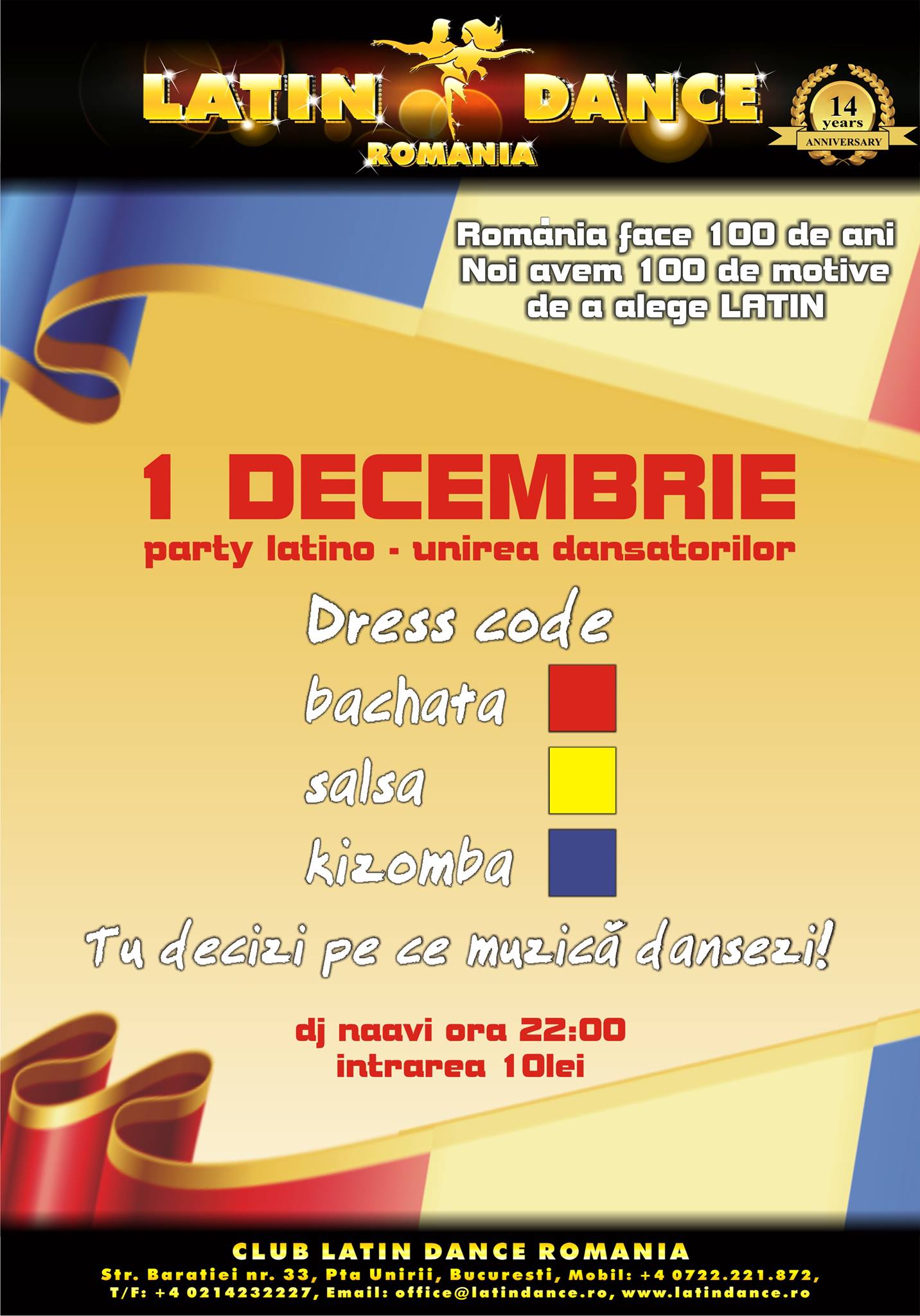 1 Decembrie - latino party - unirea dansatorilor