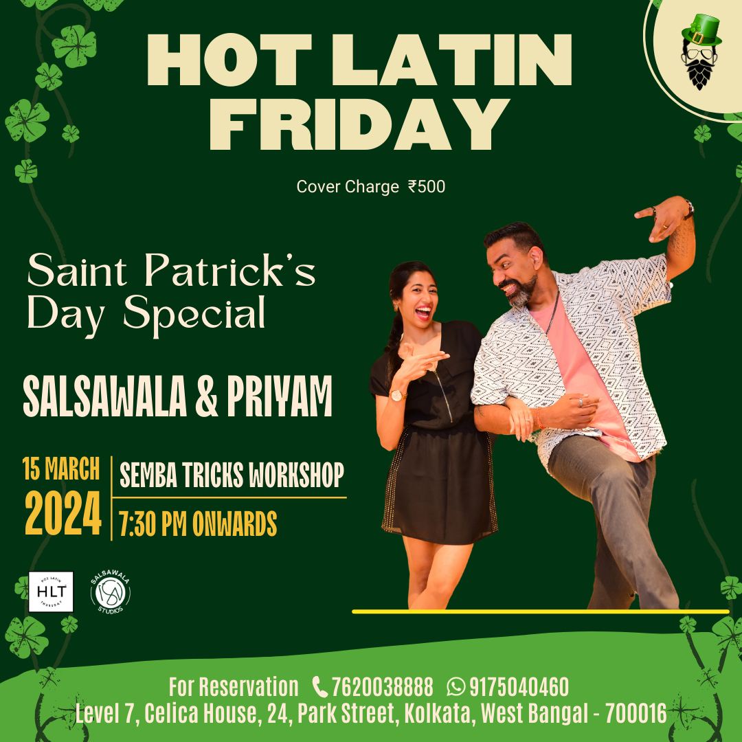 HLT Semba Tricks Workshop and Party this FRIDAY at Effingut on the occasion of St. Patrick's Day