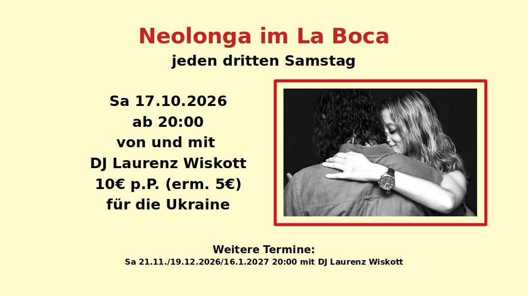 Neolonga im La Boca, Bochum, am 17.10.2026