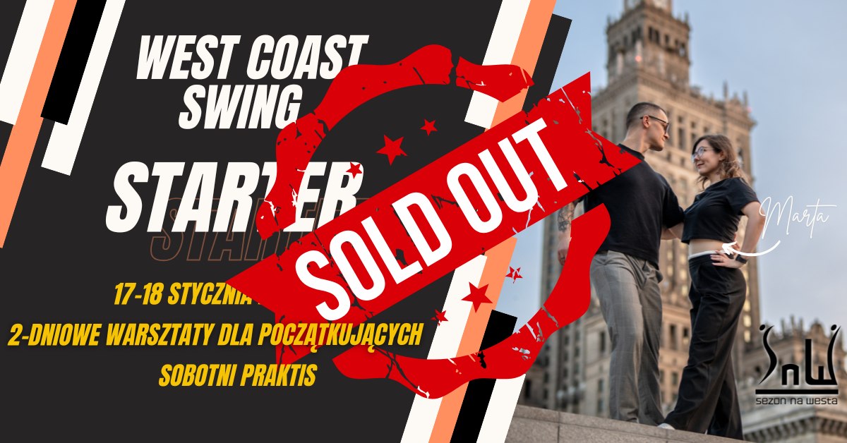 Starter West Coast Swing - warsztaty dla poczatkujących_SOLD OUT