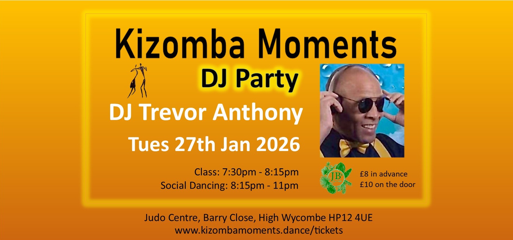 KIZOMBA MOMENTS DJ PARTY - WITH DJ TREVOR ANTHONY