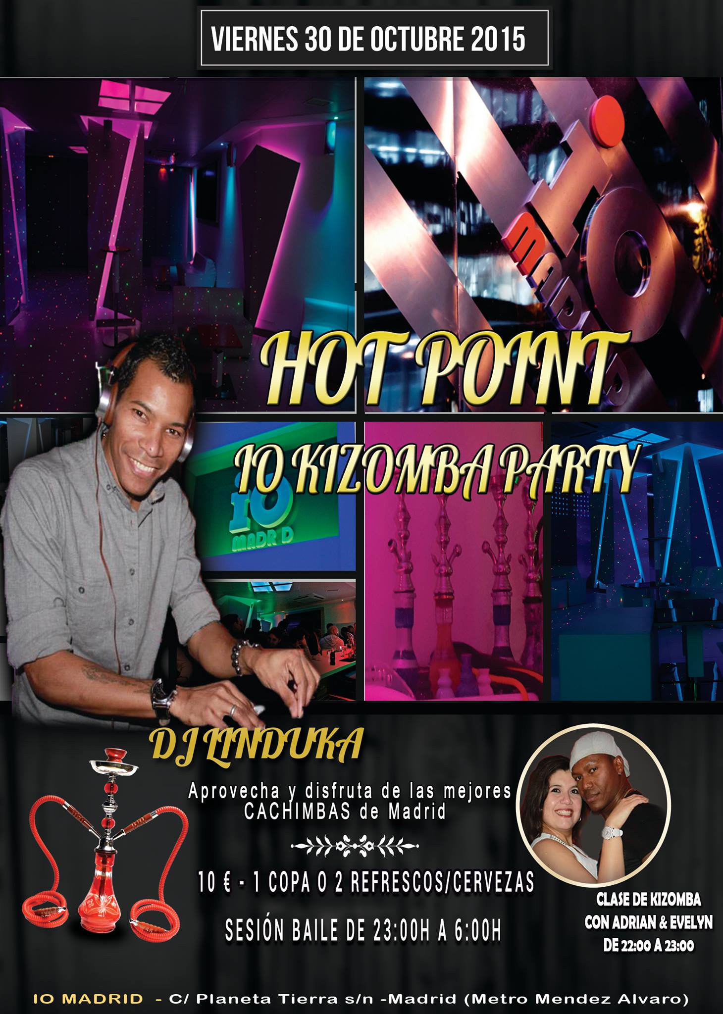 HOT POINT - IO KIZOMBA PARTY - VIERNES 30 DE OCTUBRE 2015