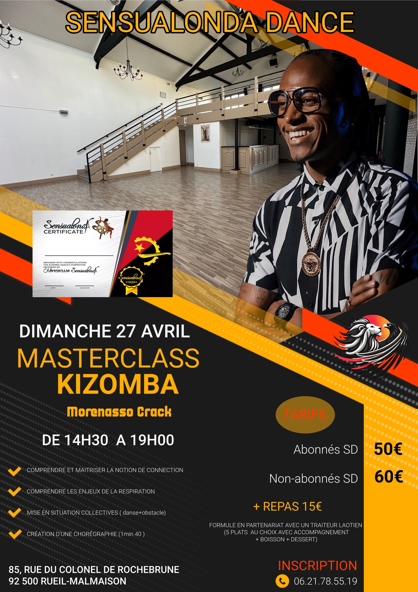MASTER CLASS KIZOMBA by MORENASSO SENSUALONDA