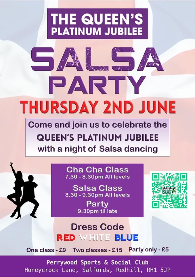 THE QUEEN'S PLATINUM JUBILEE SALSA PARTY