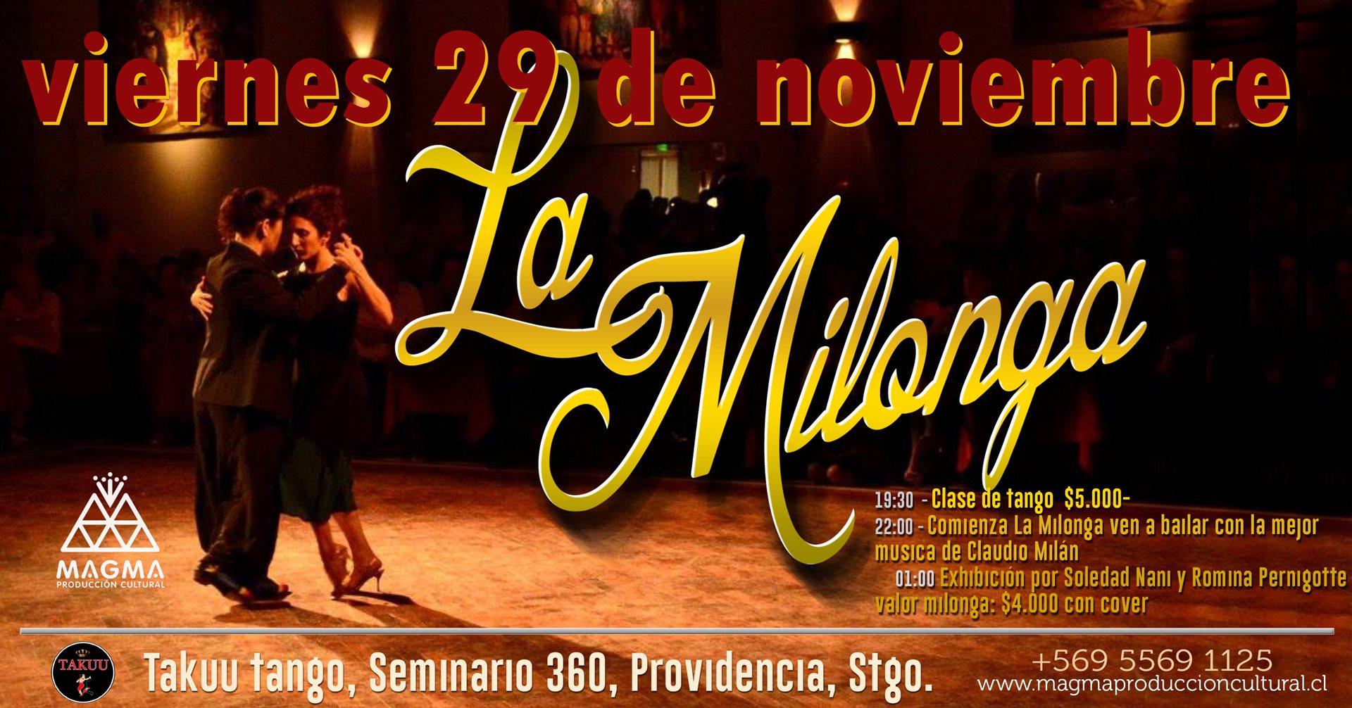 La Milonga + clase- Soledad Nani & Romina Pernigotte