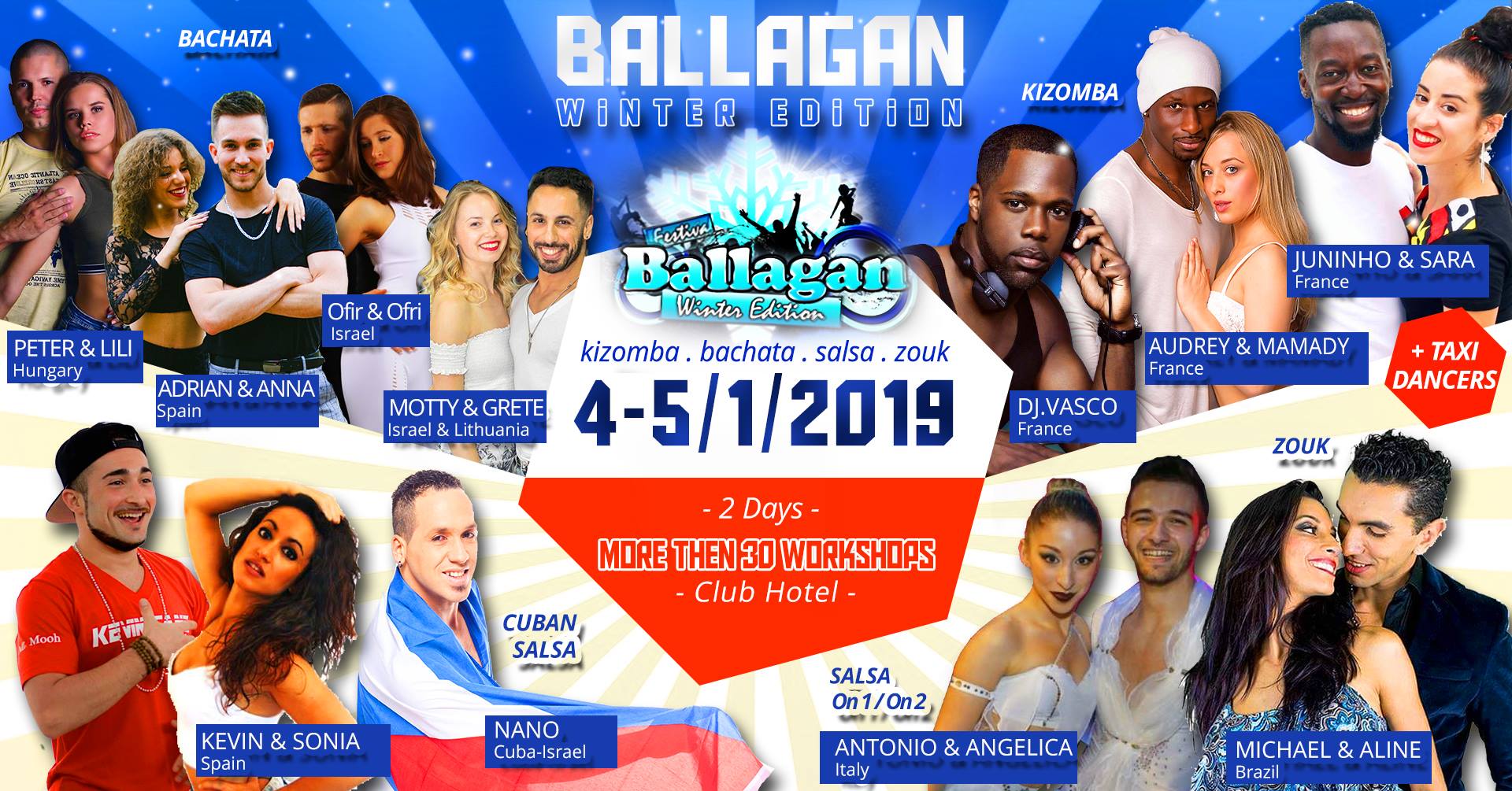 פסטיבל בלאגן חורף ינואר 4-5 2019 Ballagan Winter January