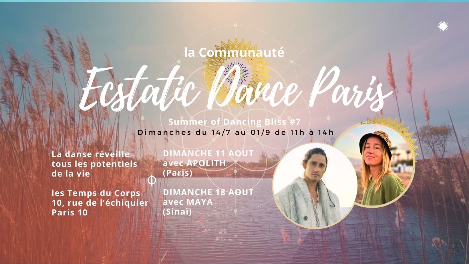 DJ MAYA MAJOYA avec nous ★ Vivre Ecstatic Sunday Dance