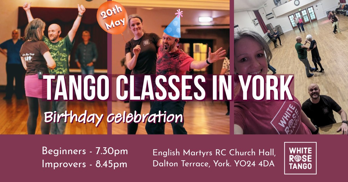 Tango classes with added birthday party