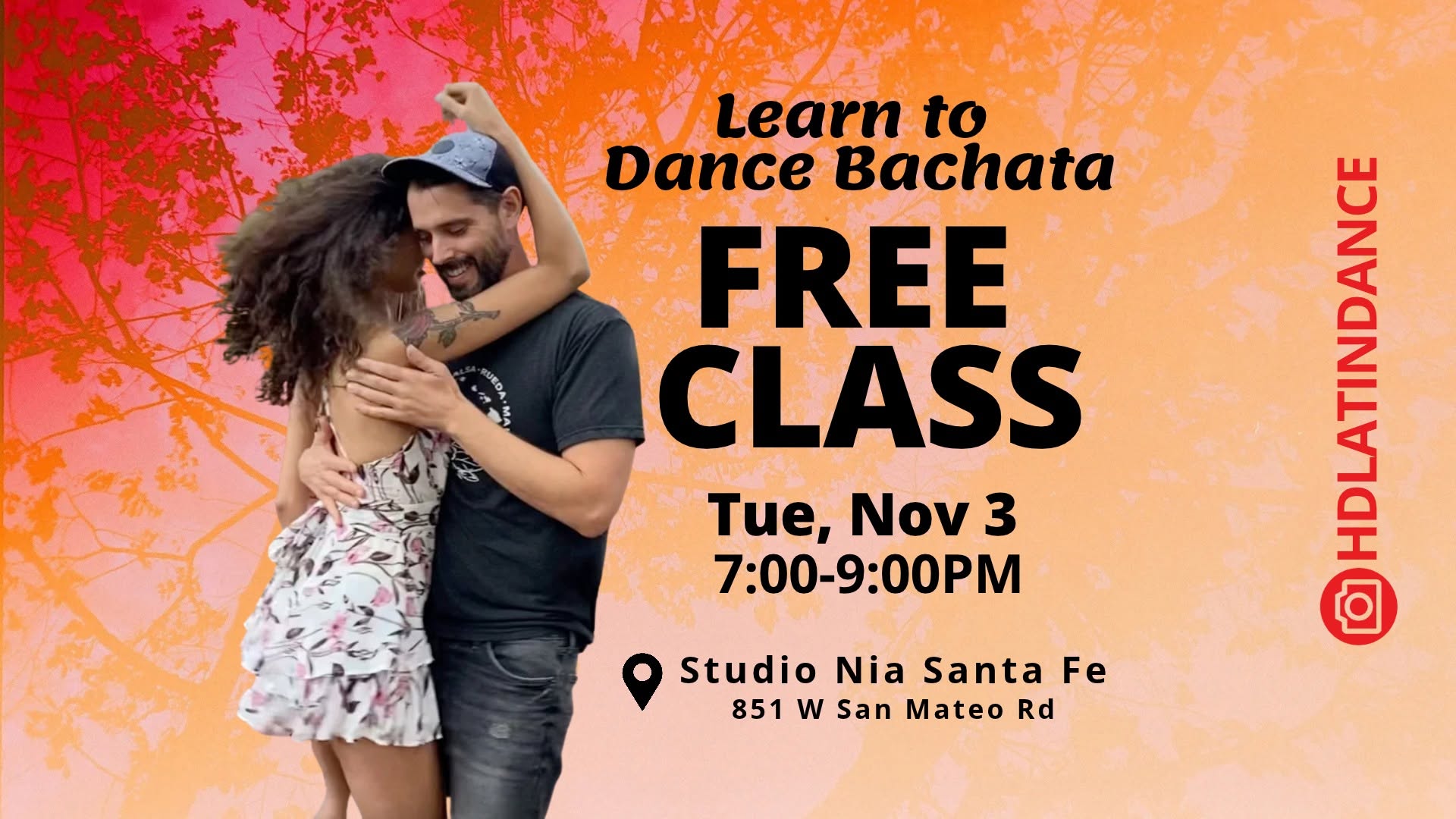 Free Bachata Class in Santa Fe