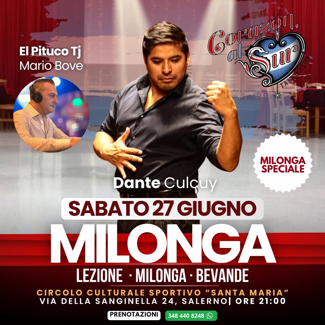 Milonga Argentina a Salerno