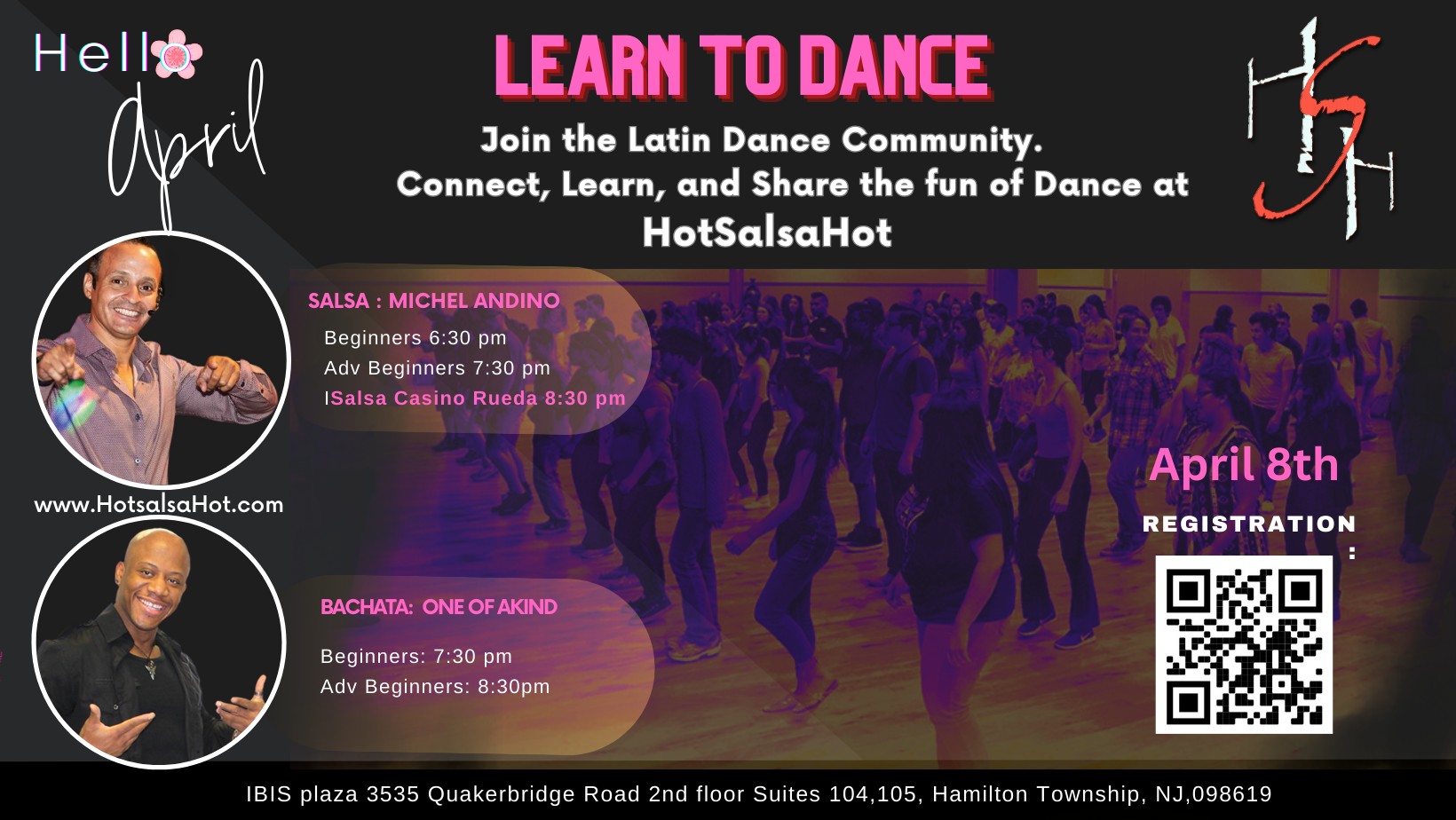 HotSalsaHot April cycle classes