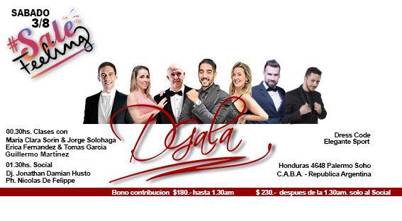 Sale Feeling - Sábado 3, de Gala