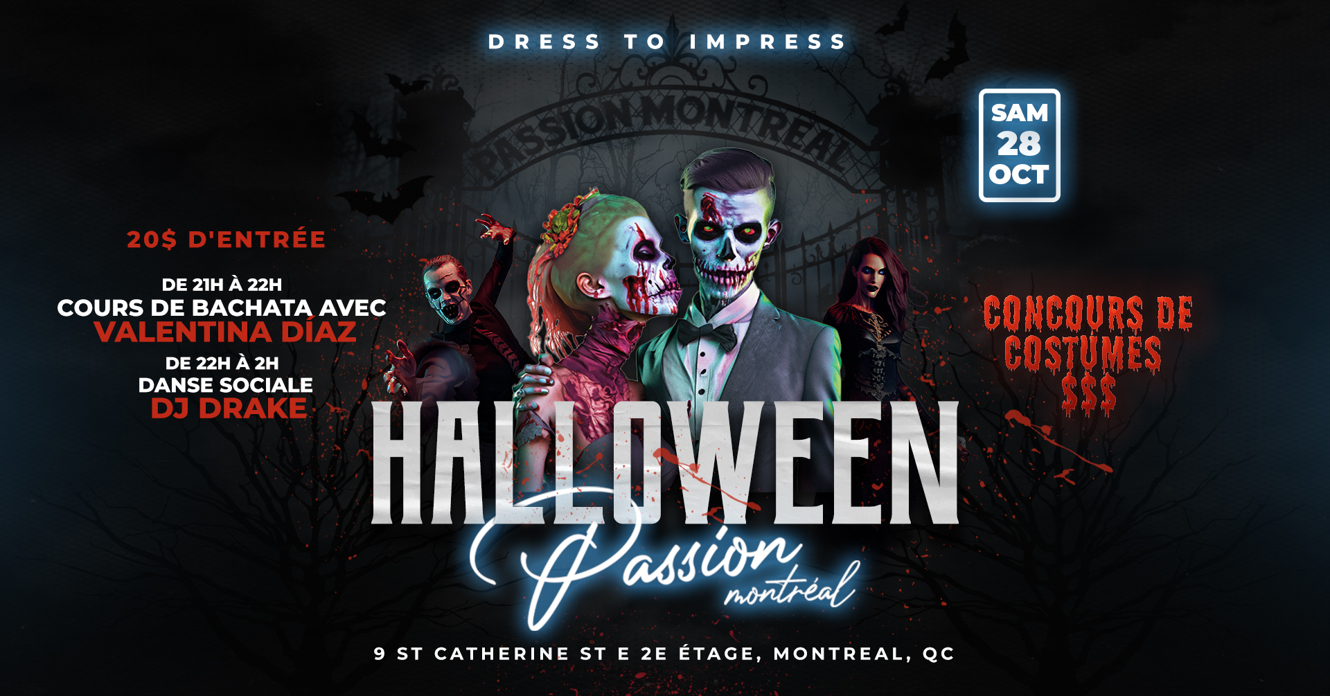 Passion.Montréal **Halloween Edition** Octobre 28