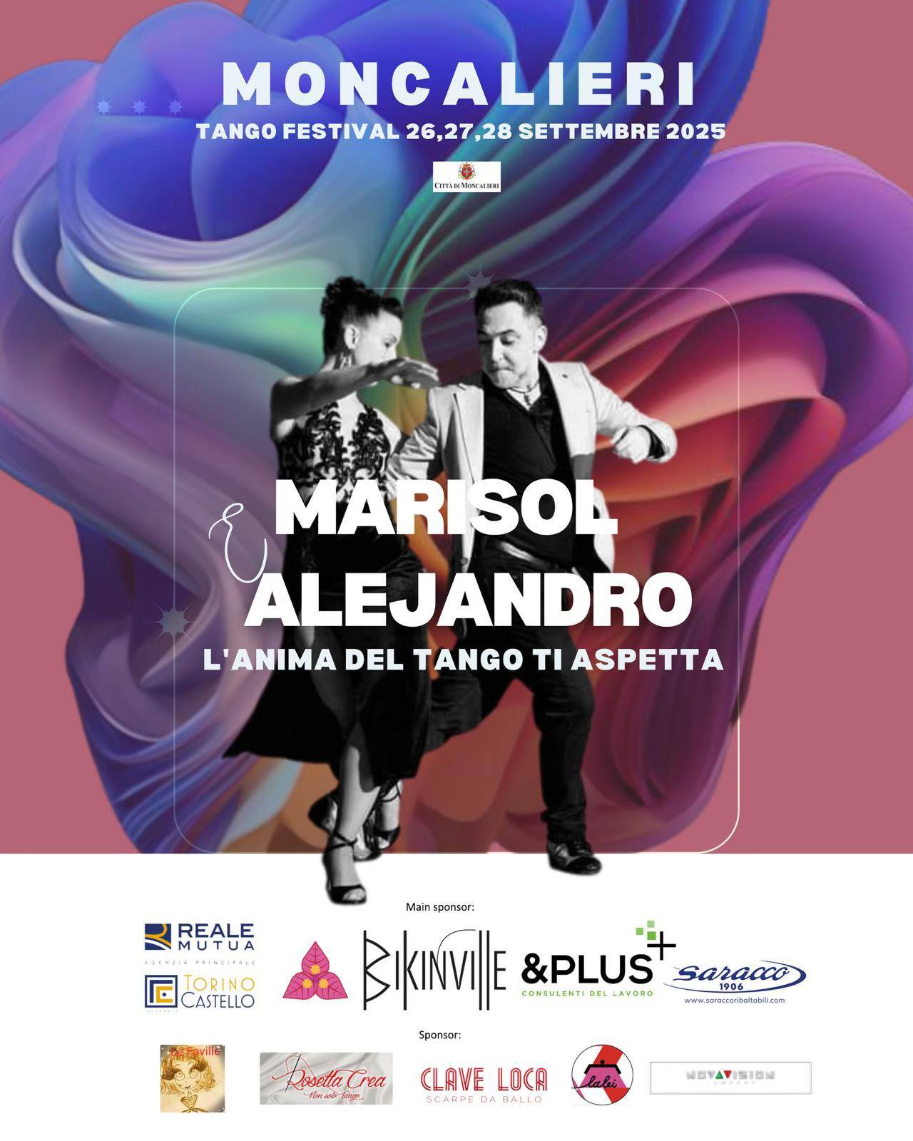 FESTIVAL DEL TANGO DI MONCALIERI - Stages con Marisol Morales y Alejandro Larenas