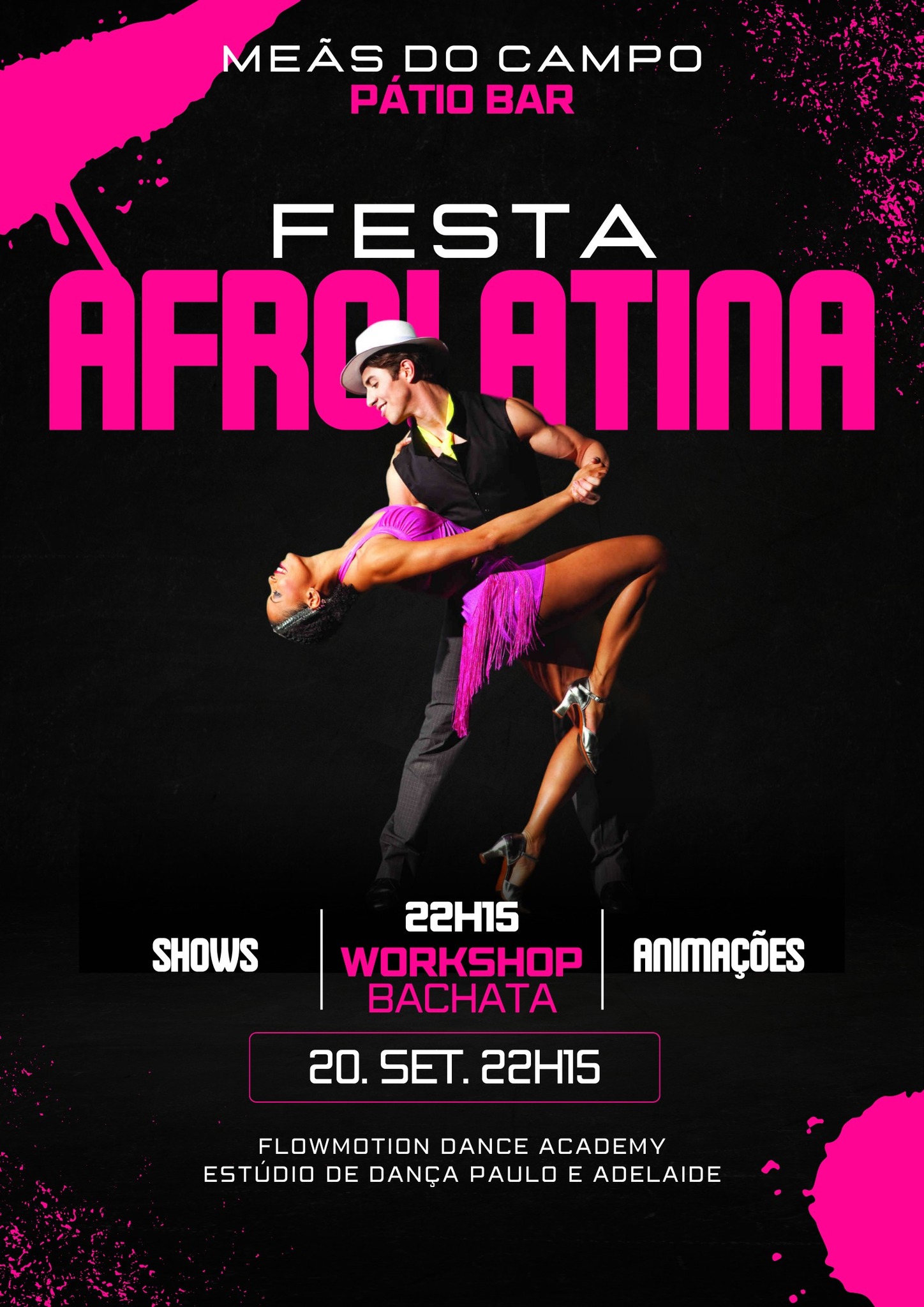 🌴FESTA AFROLATINA🌴 Pátio Bar (Meãs do Campo)