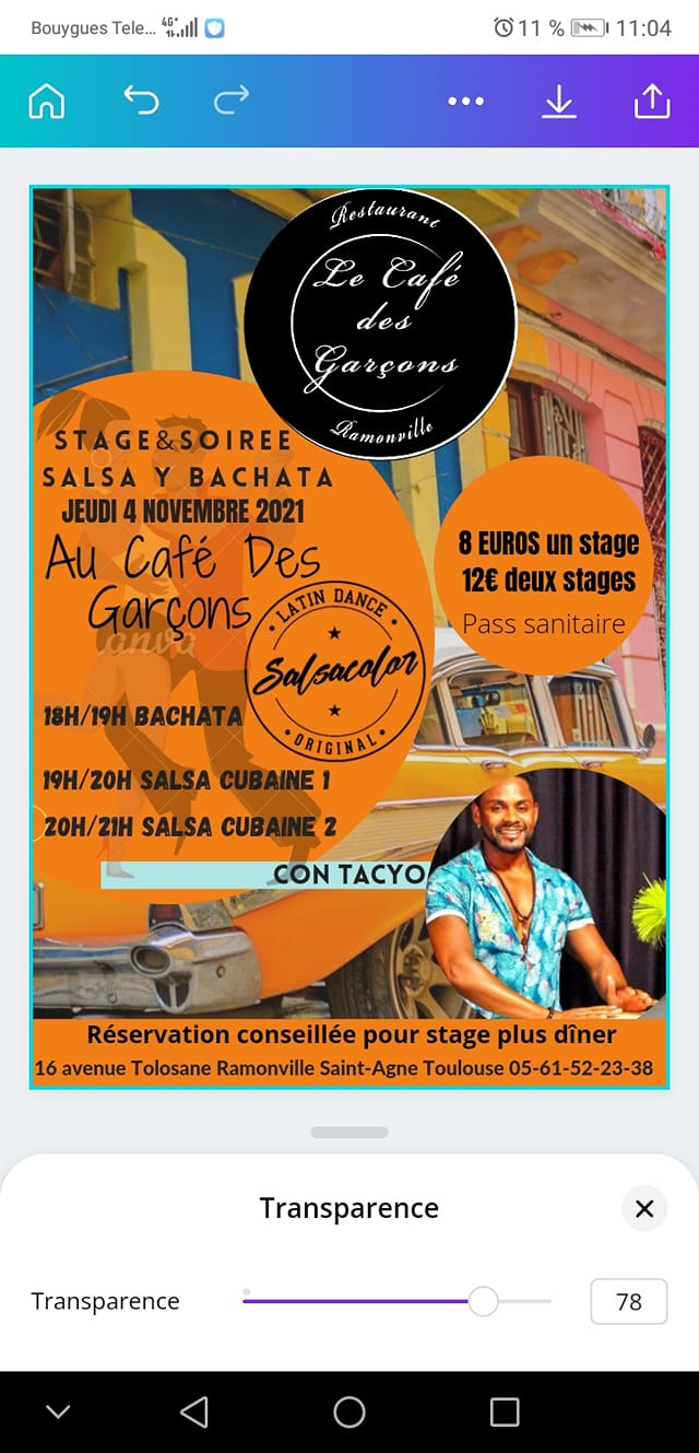 STAGE SALSA CUBAINE ET BACHATA