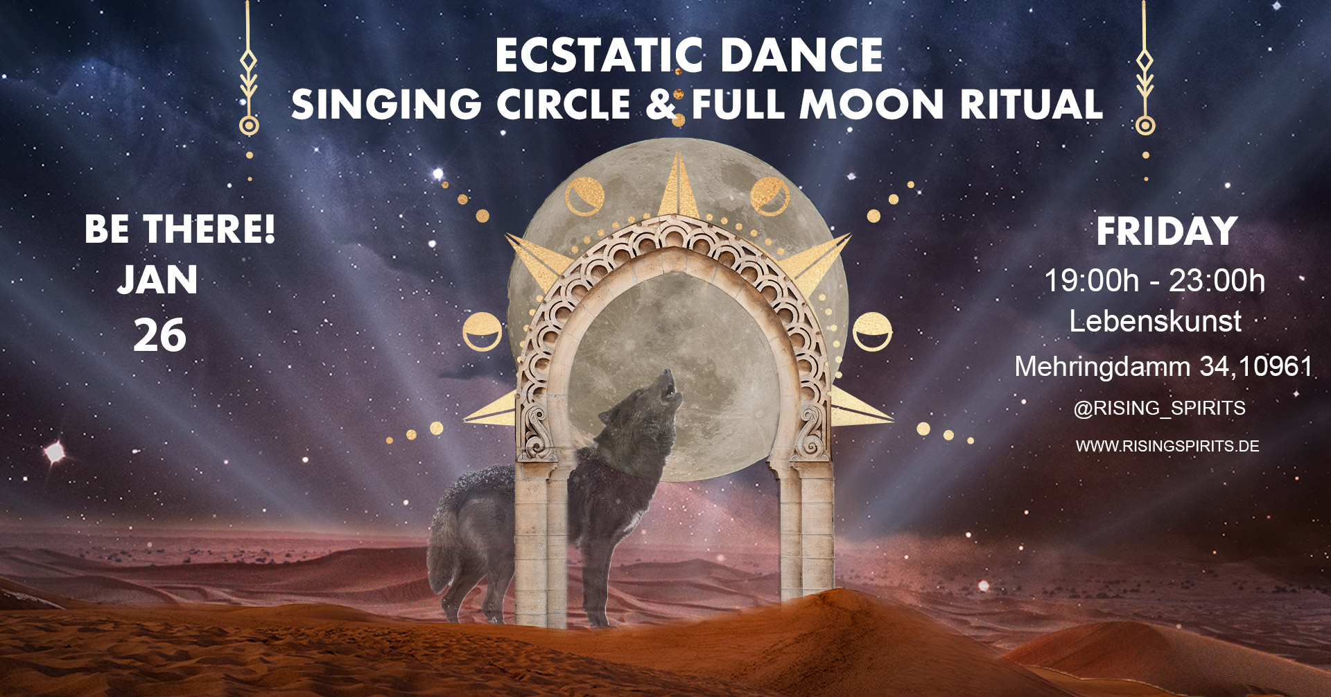 ★ ECSTATIC DANCE ★ FULL MOON RITUAL 🌕 SINGING CIRCLE ☤